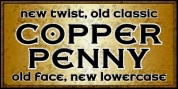 Copper Penny font download