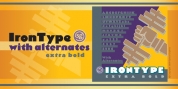 IronType SG font download