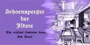 Schoensperger Der Altere font download