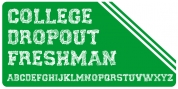 College Dropout Freshman font download