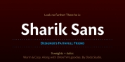 Sharik Sans font download