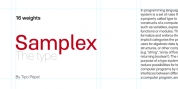 Samplex font download