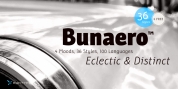 Bunaero Pro font download