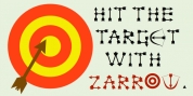 Zarrow font download