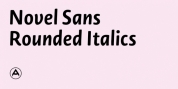 Novel Sans Rounded Italics Pro font download
