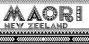 Maori New Zeeland font download