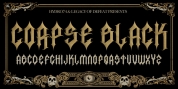 H74 Corpse Black font download
