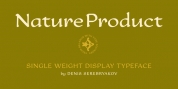 Nature Product font download