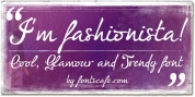 I'm Fashionista! font download