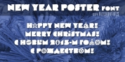 New Year Poster font download