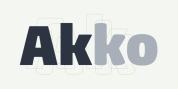 Akko Std font download