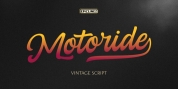 Motoride font download