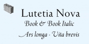 Lutetia Nova font download