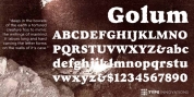 Golum font download