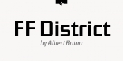 FF District font download