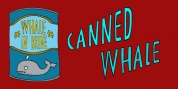 Canned Whale font download