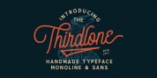 Thirdlone font download