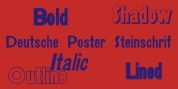 Deutsche Poster Steinschrift font download