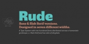 Rude Slab ExtraWide font download