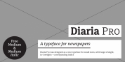 Diaria Pro font download