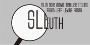 Sleuth JNL font download
