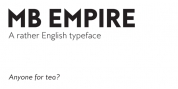 MB Empire font download