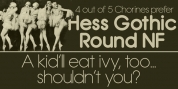 Hess Gothic Round NF font download