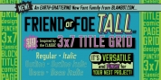 Friend Or Foe Tall BB font download