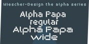 Alpha Papa font download