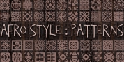 African Pattern font download