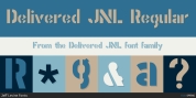 Delivered JNL font download