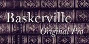 Baskerville Original Pro font download