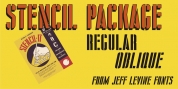 Stencil Package JNL font download