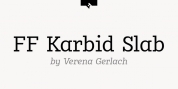 FF Karbid Slab font download