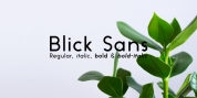 Blick Sans font download