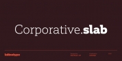 Corporative Slab font download