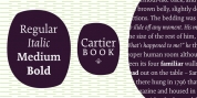 Cartier Book font download