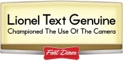 Lionel Text Genuine font download