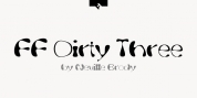 FF Dirty Three font download