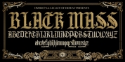 H74 Black Mass font download