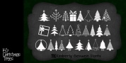 KG Christmas Trees font download