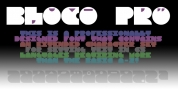 Bloco Pro font download