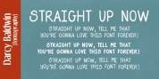 DJB Straight Up Now font download