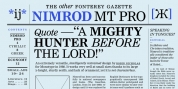 Nimrod font download