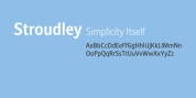 Stroudley font download