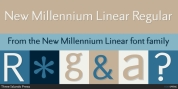 New Millennium Linear font download