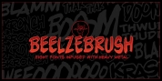 Beelzebrush BB font download