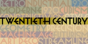 Twentieth Century font download