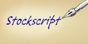 Stockscript font download