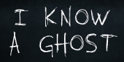 I know a ghost font download